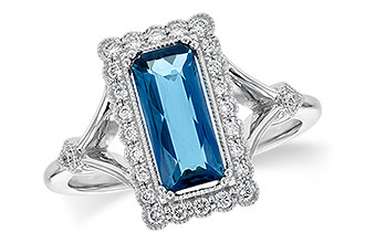 A236-06172: LDS RG 1.58 LONDON BLUE TOPAZ 1.75 TGW