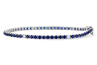 A320-56163: BRACELET 3.27 TW SAPP 3.52 TGW (7")