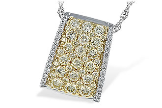 B235-11590: NECK .95 YELLOW DIAS 1.09 TW