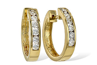 D046-93454: EARRINGS .50 TW