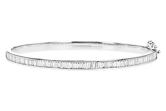 D319-65263: BANGLE 1.02 TW BAGUETTE DIAMONDS