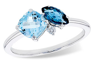 D319-66136: LDS RG 1.49 TW BLUE TOPAZ 1.52 TGW