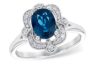 L318-79762: LDS RG 1.35 LONDON BLUE TOPAZ 1.50 TGW