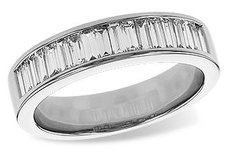 L320-55253: LDS DIA WED RG .70 TW BAGUETTES