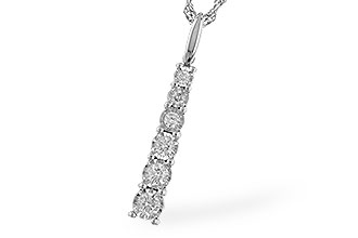 M319-72471: NECKLACE .25 TW